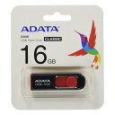 【スーパーSALE要エントリーで最大300%ポイントバック】ADATA エイデータUSB2.0 フラッシュメモリ 16GB スライド式 AC008-16G-RK...