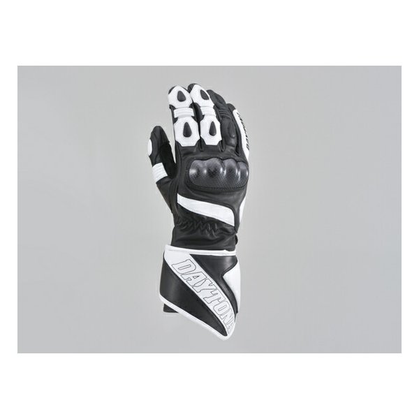 Rakuten - 【25日は24時間限定クーポン配布】DAYTONA デイトナバイクグローブ HBG-040 スポーツロンググローブ ブラック/ホワイト Mサイズ 15808(2493044)代引不可 送料無料