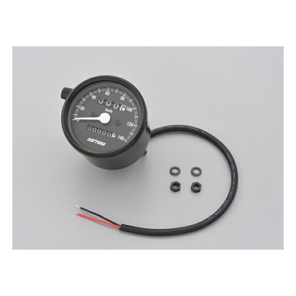 【15日は24時間限定クーポン配布】その他 そのほか機械式スピードメーター φ60 ブラックボディ/ブラックパネル D15621(2500258)代引不可 送料無料