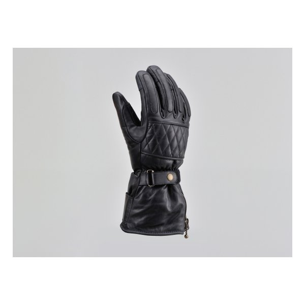 【15日は24時間限定クーポン配布】DAYTONA デイトナHBG-076 カウレザーロングウインターグローブ ブラック ブラック Mサイズ 29206(2541163)送料無料