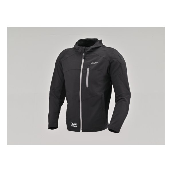 【11/1ポイント2倍&クーポン配布】DAYTONA デイトナクイックドライパーカー DJ-009 ソフトプロテクター付属 吸湿速乾 ブラック S D46677(2611633)代引不可 送料無料