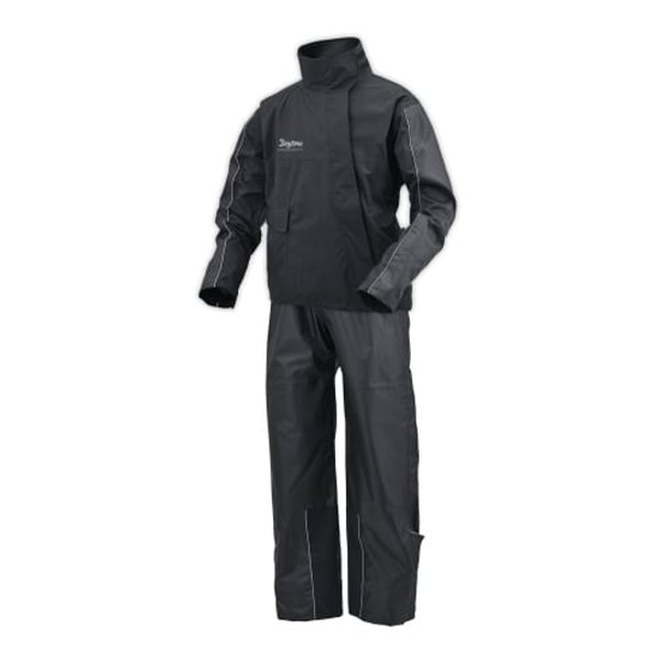 【20日は24時間限定クーポン配布】DAYTONA デイトナ上下セット ハイパフォーマンスレインウェア DR-001 ブラック XLサイズ D48224(2611686)代引不可 送料無料