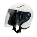 【9日20時~限定クーポン!10日は要エントリーでポイント抽選!】山城 YAMASIRO ヤマシロバイク用 ジェットヘルメット パールホワイト/XLサイズ YH...