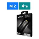 Lexar レキサーNM790 with Heatsink 4TB M.2 2280 PCIe Gen4 NVMe LNM790X004T-RN9NG(2644...