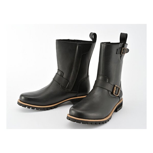 【5日は24時間限定クーポン配布】Henly Begins ヘンリービギンズシューズ HBS-004 エンジニアブーツ ブラック 25.0cm D96979(2456331)代引不可 送料無料