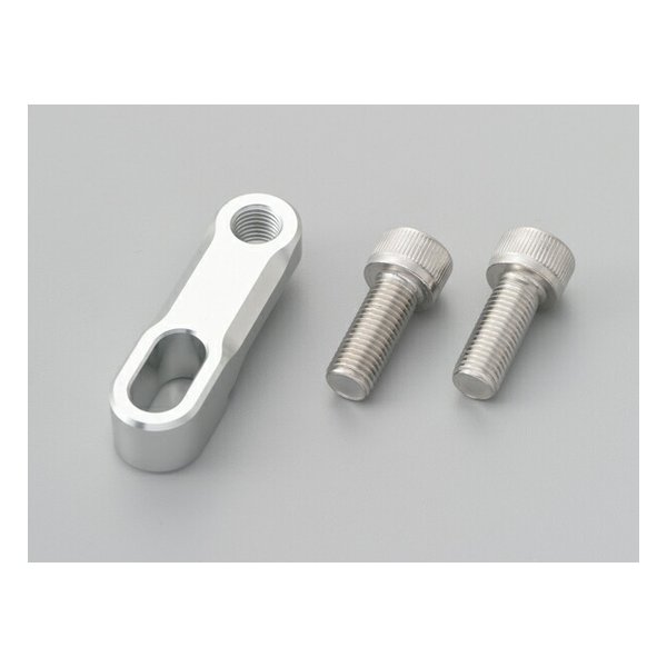 【20日は24時間限定クーポン配布】DAYTONA デイトナミラーアダプター オフセットホルダー シルバー M10 D99611(2495976)代引不可