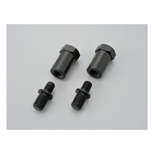 【15日は24時間限定クーポン配布】DAYTONA デイトナ緩衝装置付きミラーアダプター M10正ネジ アダプター高さ 30mm D99782(2494836)代引不可