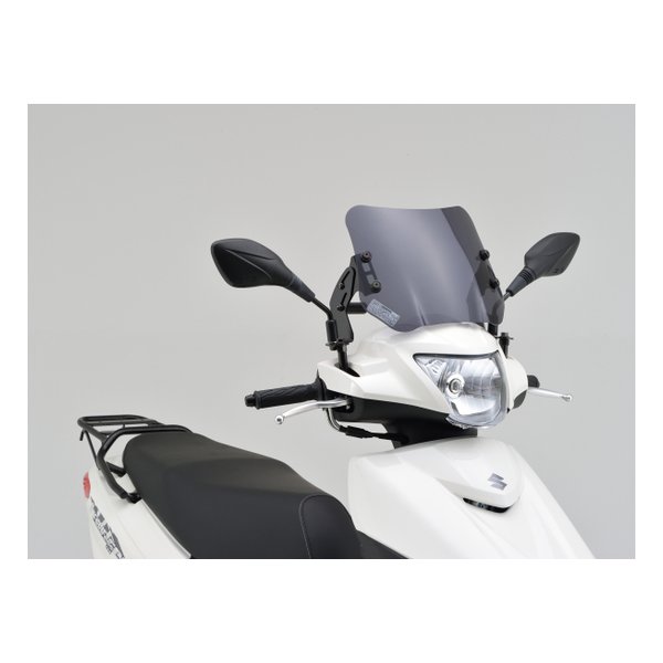 Rakuten - 【15日はエントリーで最大5000ポイント】DAYTONA デイトナウインドシールドSS 車種別キット アドレス125用 スモーク 17295(2610535)代引不可 送料無料