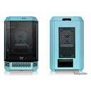 【15日は24時間限定クーポン配布!】Thermaltake サーマルテイクThe Tower 300 Turquoise CA-1Y4-00SBWN-00(2...