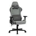 【スーパーSALE要エントリーで最大300%ポイントバック】VESTEX(ベステックス)S1 カラーファブリック ゲーミングチェア グレー VES-S1GY(2...