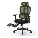 【25日は要エントリーでポイント抽選&クーポン配布】ROOM WORKS(ルームワークス)M6 ポリエステル ワークチェア グリーン RM6-GR(264430...