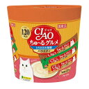 【8/25要エントリー抽選で最大1万ポイント&クーポン配布】いなばペットフードCIAO ちゅ〜るグルメとりささみ海鮮バラエティ 14g×120本 チュールササミ...
