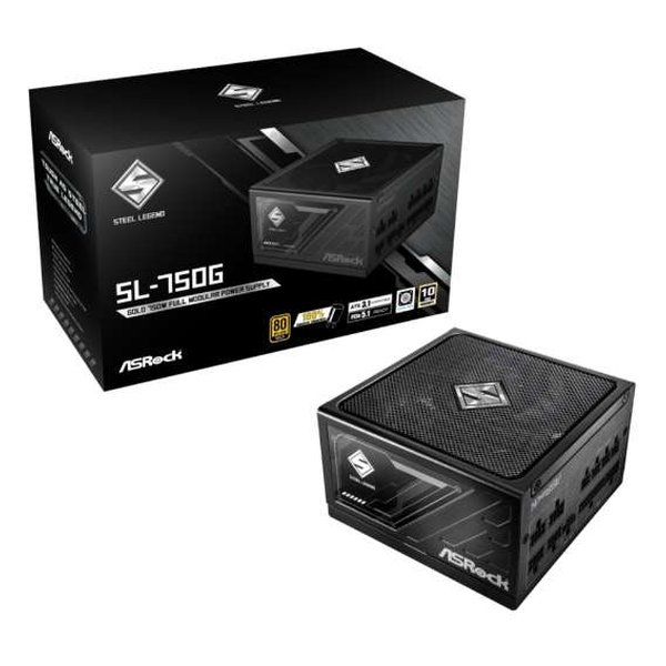 【18日は24時間限定クーポン配布！】ASRock アスロックSTEEL Legendシリーズ 電源ユニット 750W 80PLUS GOLD認証 SL-750G(2641873)送料無料