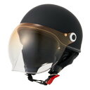 【9日20時~限定クーポン!10日は要エントリーでポイント抽選!】MARUSHIN マルシンバイク用ヘルメット バブルライダーハーフ マットブラック/フリーサイ...
