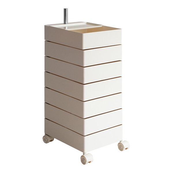 【5日は24時間限定クーポン配布】宮武製作所 ミヤタケセイサクジョマルチワゴン Pluna プルーナ 7段/高さ94cm/クリーム WG-H002/CM(2647940)代引不可