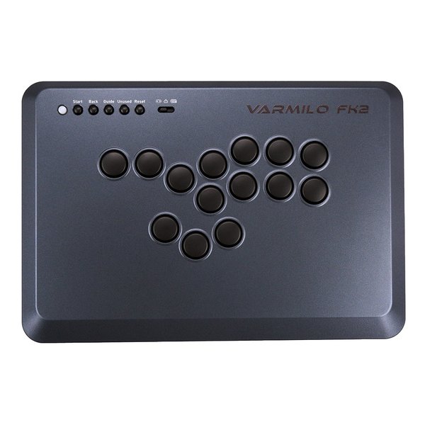 Varmilo(アミロ)VARMILO FK2 不屈 格闘ゲーム用レバーレスアーケードコントローラー ブラック FK2 Black Leverless Arcade Controller for Fighting Games(2648086)代引不可 送料無料