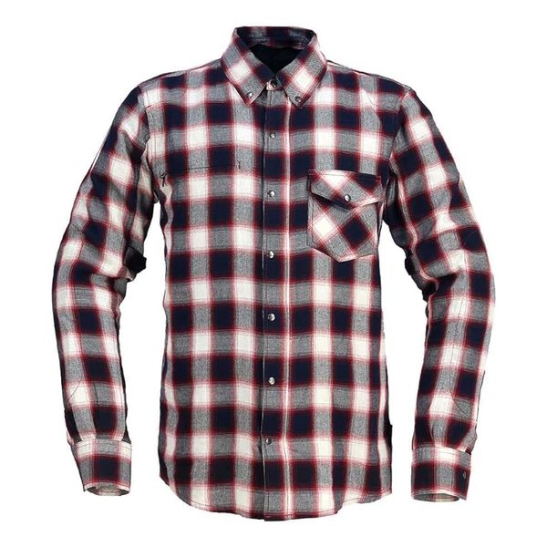 【20日は24時間限定クーポン配布】ROUGH&ROAD ラフアンドロードラフライドシャツFP チェックレッド LLサイズ RR1004CK-RD4(2649839)代引不可 送料無料