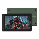 【25日は24時間限定クーポン配布&要エントリーでポイント抽選】HUION(フイオン)液晶ペンタブレット Kamvas 13 USB Type-C搭載/120%sRGB/ミッドナイトグリーン GS1331-G(2611297)送料無料