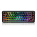 【5/1は24時間限定ポイントアップ&お得なクーポン配布中!】REDRAGON レッドラゴンK709 NOVA 60% Wired Gasket RGB Gaming Keyboard K709-RGBTI(2647207)送料無料(2)
