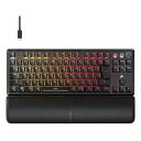 【25日は24時間限定クーポン配布&要エントリーでポイント抽選】CORSAIR コルセアK70 PRO TKL ブラック ゲーミングヘッドセット CH-911911G-JP(2648124)送料無料