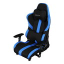 【スーパーSALE要エントリーで最大300%ポイントバック】Bauhutte バウヒュッテゲーミング座椅子 ブルー/ブラック LOC-950RR-BU(2448...