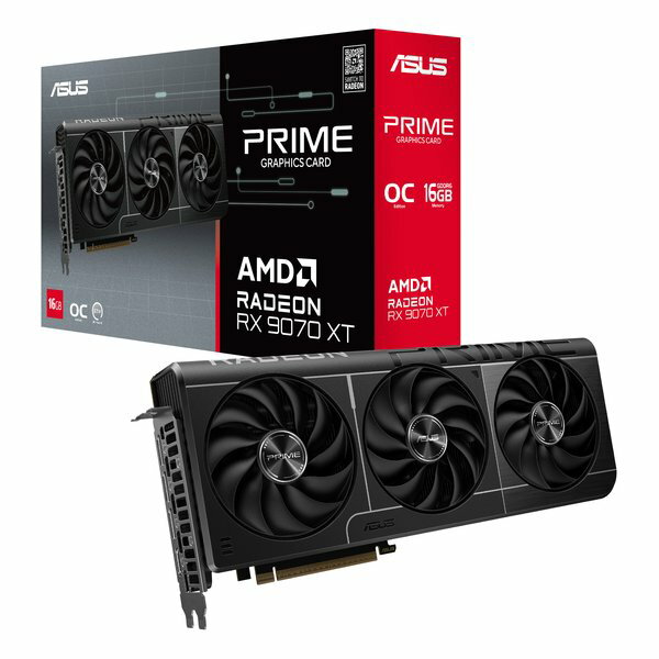 1824ָꥯݥۡASUS Prime Radeon RX 9070 XT OC Edition 16GB GDDR6 PRIME-RX9070XT-O16G(2648929)̵
