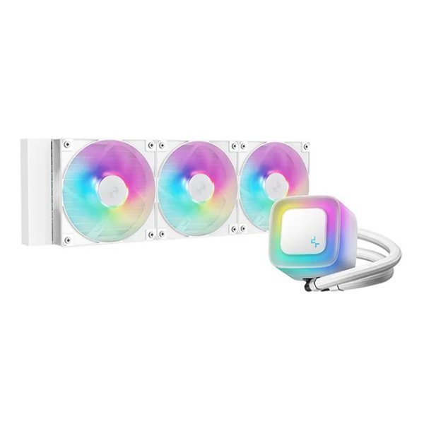 【18日は24時間限定クーポン配布！】DEEPCOOL ディープクールLE360 WH V2 ホワイト R-LE360-WHAMMN-G-2(2652330)送料無料