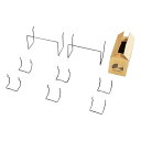 【15日限定クーポン配布】Bauhutte バウヒュッテゲーミングデバイス フックセット 追加フック/ブラック BAC-001-BK(2648334)代引不可