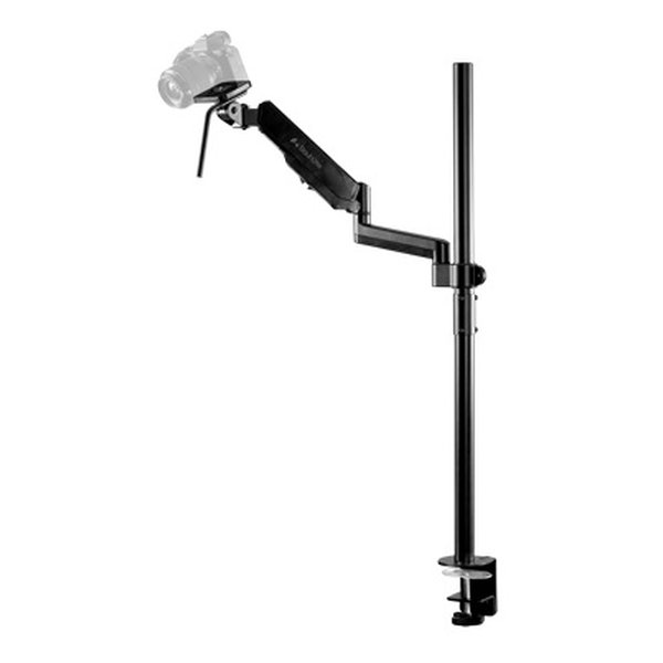 【10日は要エントリーでポイント抽選＆クーポン配布】Bauhutte バウヒュッテカメラスタンド ストリーマーズアーム 1アーム/ブラック BMA-1CAM-BK(2620940)代引不可