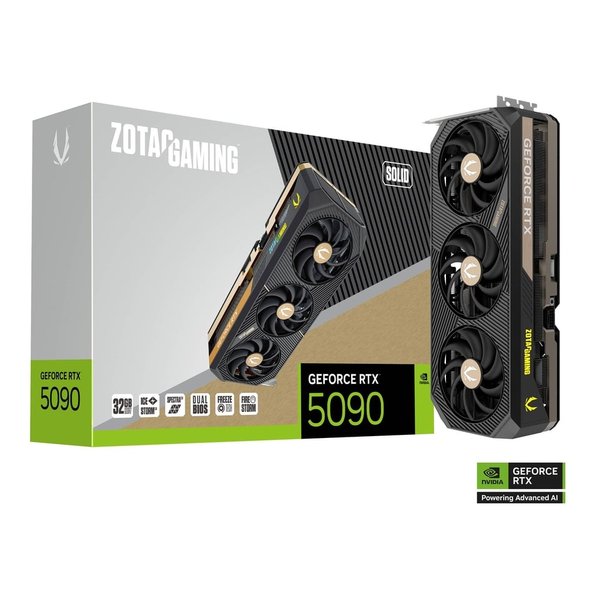 【スーパーSALE要エントリーで最大300％ポイントバック】ZOTAC ゾタックZOTAC GAMING GeForce RTX 5090 SOLID 32GB GDDR7 グラフィックボード ZT-B50900D-10P(2643131)代引不可 送料無料