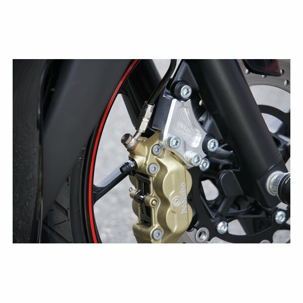 【20日は24時間限定クーポン配布】OVER Racing（オーヴァーレーシング）Fキャリパーサポート ブレンボ4P/40mm/YZF-R25 83-35-11(2651838)代引不可 送料無料