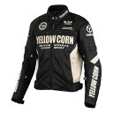 【15日は24時間限定クーポン配布】YeLLOW CORN イエローコーンMESH JACKET メッシュジャケット ブラックアイボリー/Lサイズ YB-510...
