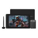 【11/1ポイント2倍&クーポン配布】HUION(フイオン)液晶ペンタブレット Kamvas 13+K20 スターリーブラック GS1331-K(2611296)送料無料