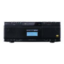 【15日は24時間限定クーポン配布】TOSHIBA 東芝AUREX ハイレゾ対応SD/USB/CDラジオカセットレコーダー ブラック TY-AK21 K(2623474)送料無料