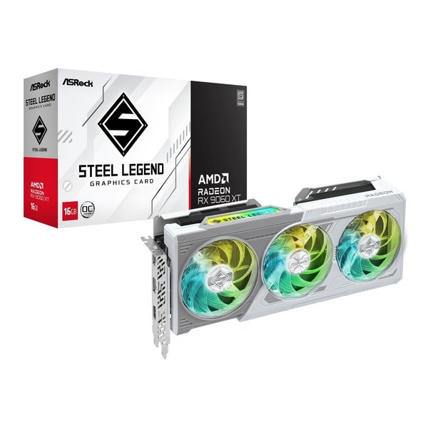 ASRock åRadeon RX 9060 XT Steel Legend 16G OC եåܡ žԲ RX906...