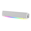 【スーパーSALEエントリーで全品ポイント10倍】Creative クリエイティブゲーミングサウンドバー RGBライティング搭載 ホワイト SP-SBGS3-WHA(2653095)送料無料