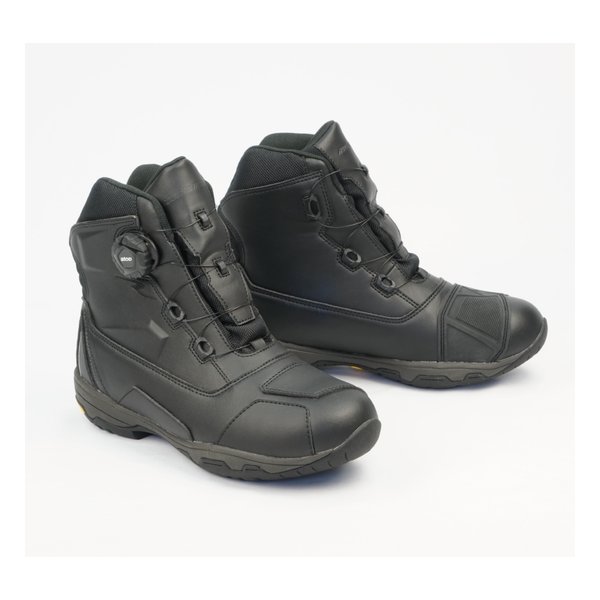 【10日は24時間限定クーポン配布】KOMINE コミネR&R Dテックスラフライディングシューズ BK-25.0 RR6302BK250(2529317)代引不可 送料無料