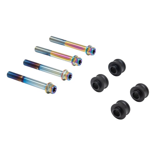 【15日は24時間限定クーポン配布】PLOT BREMBO（プロトブレンボ）オフセットカラーマウントボルトセット 適合キャリパーA フランジ六角 チタン色 CBK-01AFT(2630703)代引不可 送料無料