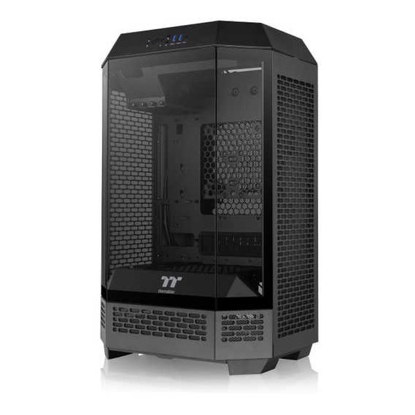 ��25����24���ָ��ꥯ���ݥ����ۡ�thermaltake �����ޥ�ƥ���The Tower 300 Black 3�̶������饹�ѥͥ���� Ȭ���쥹������ Mi...