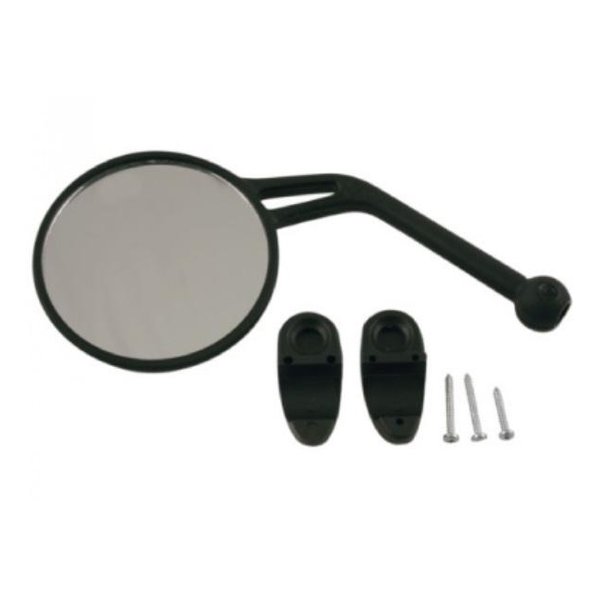 【5日は24時間限定クーポン配布】ACERBIS アチェルビスリヤビューミラー 左 BK AC-05-41BK(2644412)代..