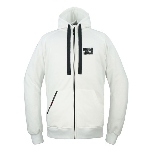 Rakuten - 【25日はエントリーで最大5000p＆クーポン配布】ROUGH&ROAD ラフアンドロードR&R ラフライドZIPパーカー APセット WH-L RR1003APWH3(2529212)代引不可 送料無料