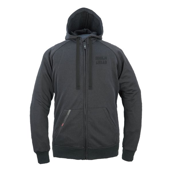 Rakuten - 【20日は24時間限定クーポン配布】ROUGH&ROAD ラフアンドロードR&R ラフライドZIPパーカー HPセット BK-L RR1003HPBK3(2529242)代引不可 送料無料