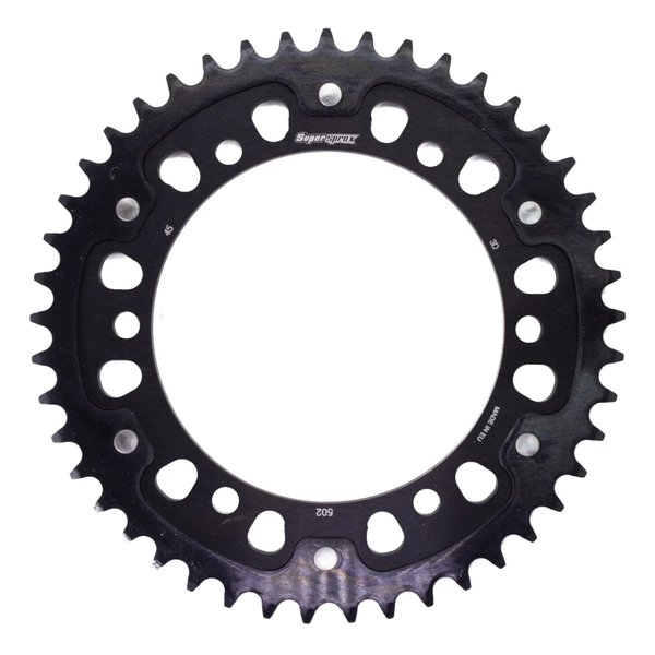 【25日は24時間限定クーポン配布】Supersprox スーパースプロックスSPX REAR STEALTH 502-45T BLK RST-50245-BLK(2534559)代引不可 送料無料