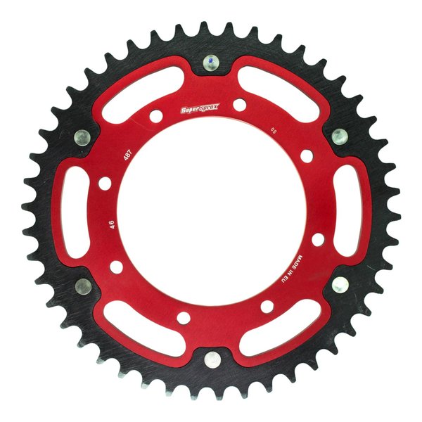 乐天商城 - 【15日は24時間限定クーポン配布】Supersprox スーパースプロックスSPX REAR STEALTH 487-46T RED RST-48746-RED(2534521)代引不可 送料無料