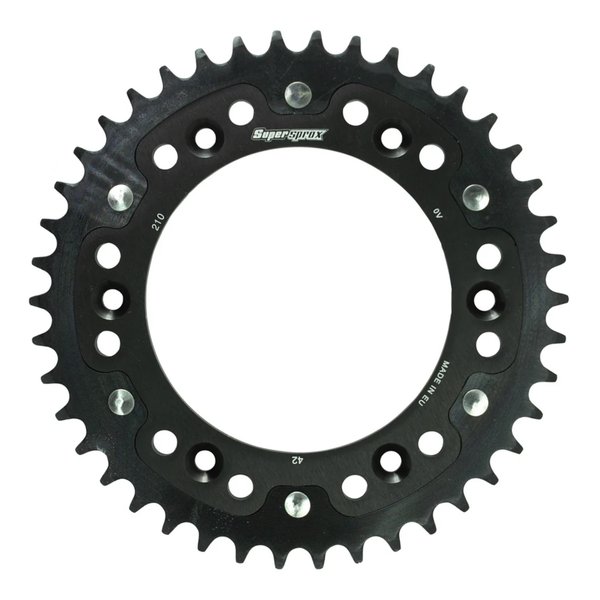 【25日は24時間限定クーポン配布】Supersprox スーパースプロックスSPX REAR STEALTH 210-42T BLK RST-21042-BLK(2534430)代引不可 送料無料