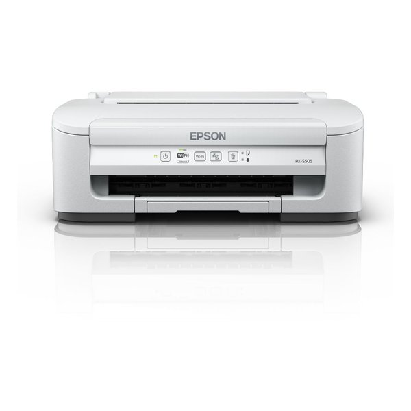 【25日は24時間限定クーポン配布】EPSON エプソンビジネスプリンター A4インクジェット カラー/コンパクト/全色顔料インク/ホワイト PX-S505(2620856)代引不可 送料無料
