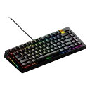【20日は24時間限定クーポン配布】Glorious PC Gaming Race グロリアス ピーシー ゲーミゲーミングキーボード GMMK 3 HE 75% Prebuilt Wired Black - US GLO-KB-GMMK3-75-PB-HE-W-BLK-US(2643001)代引不可 送料無料