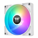【15日は24時間限定クーポン配布】Thermaltake サーマルテイクケースファン CT120 Reverse ARGB Sync PC Cooling Fan White 2 Pack CL-F175-PL12SW-A(2623275)代引不可 送料無料