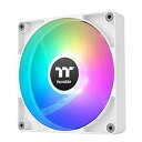 【15日は24時間限定クーポン配布】Thermaltake サーマルテイクケースファンx2 140mm /1800RPM CT140 Reverse ARGB Sync PC Cooling Fan White 2 CL-F176-PL14SW-A(2654416)代引不可 送料無料