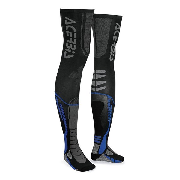 【25日は24時間限定クーポン配布】ACERBIS アチェルビスAC X-LEG PRO ソックス BK/BL L-XL AC-21693BK/BL2(2644552)代引不可 送料無料
